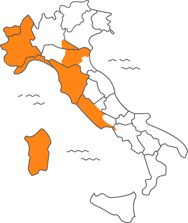 Mappa di Conad Nord Ovest